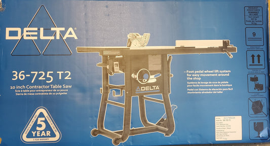 Delta 36 725 T2 - A Hybrid Table Saw for Beginner Woodworkers