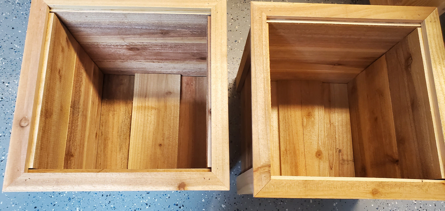 Cedar Planter Boxes - 15" - Hand-built