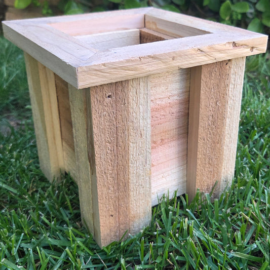 Small Cedar Planter Box - Handmade