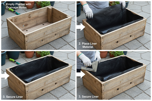 How to Line Your Planter Box Before Planting