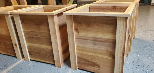Cedar Planter Boxes - 15" - Hand-built