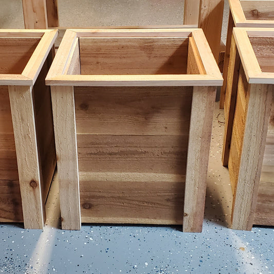 Cedar Planter Boxes - 15" - Hand-built
