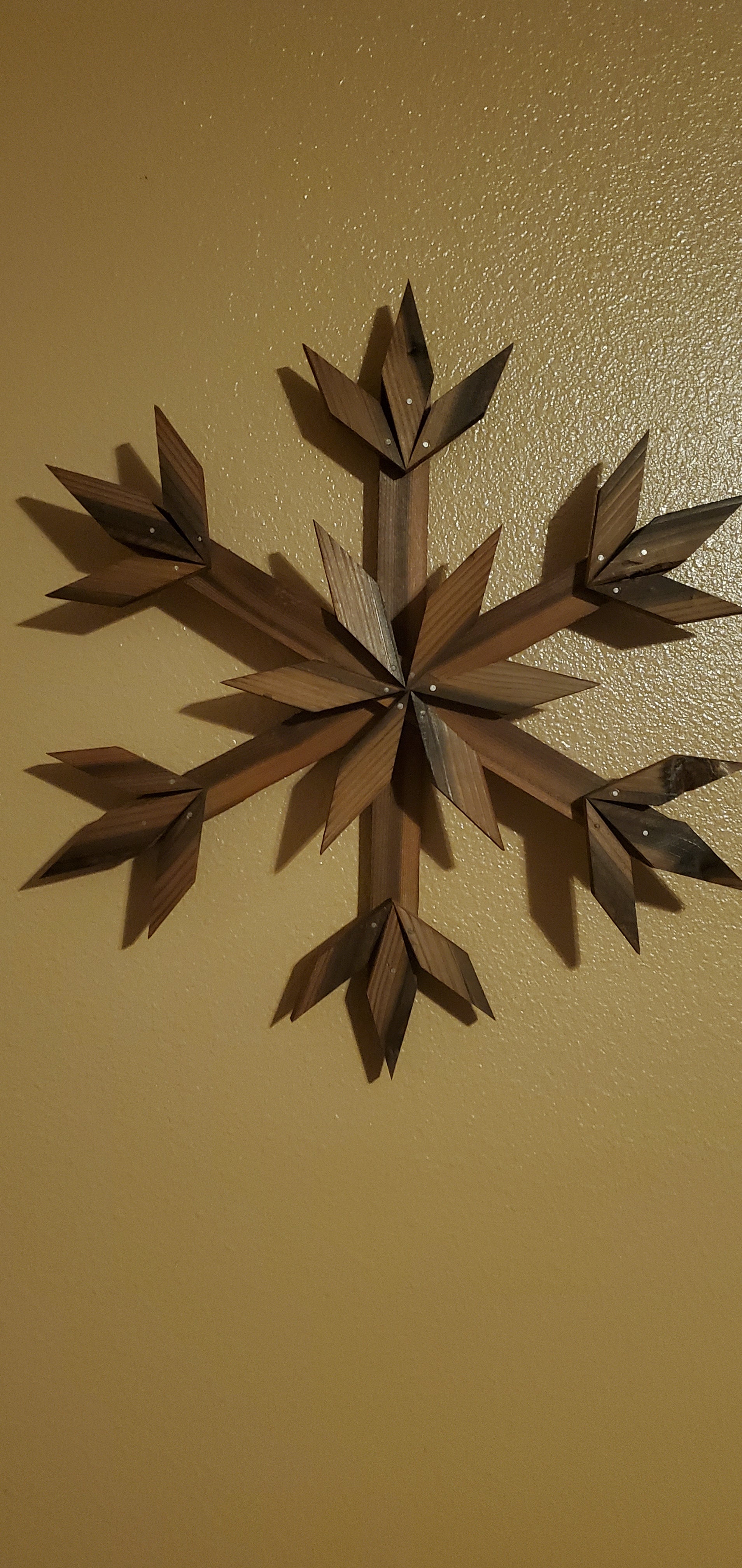 How To Make A Wooden Snowflake