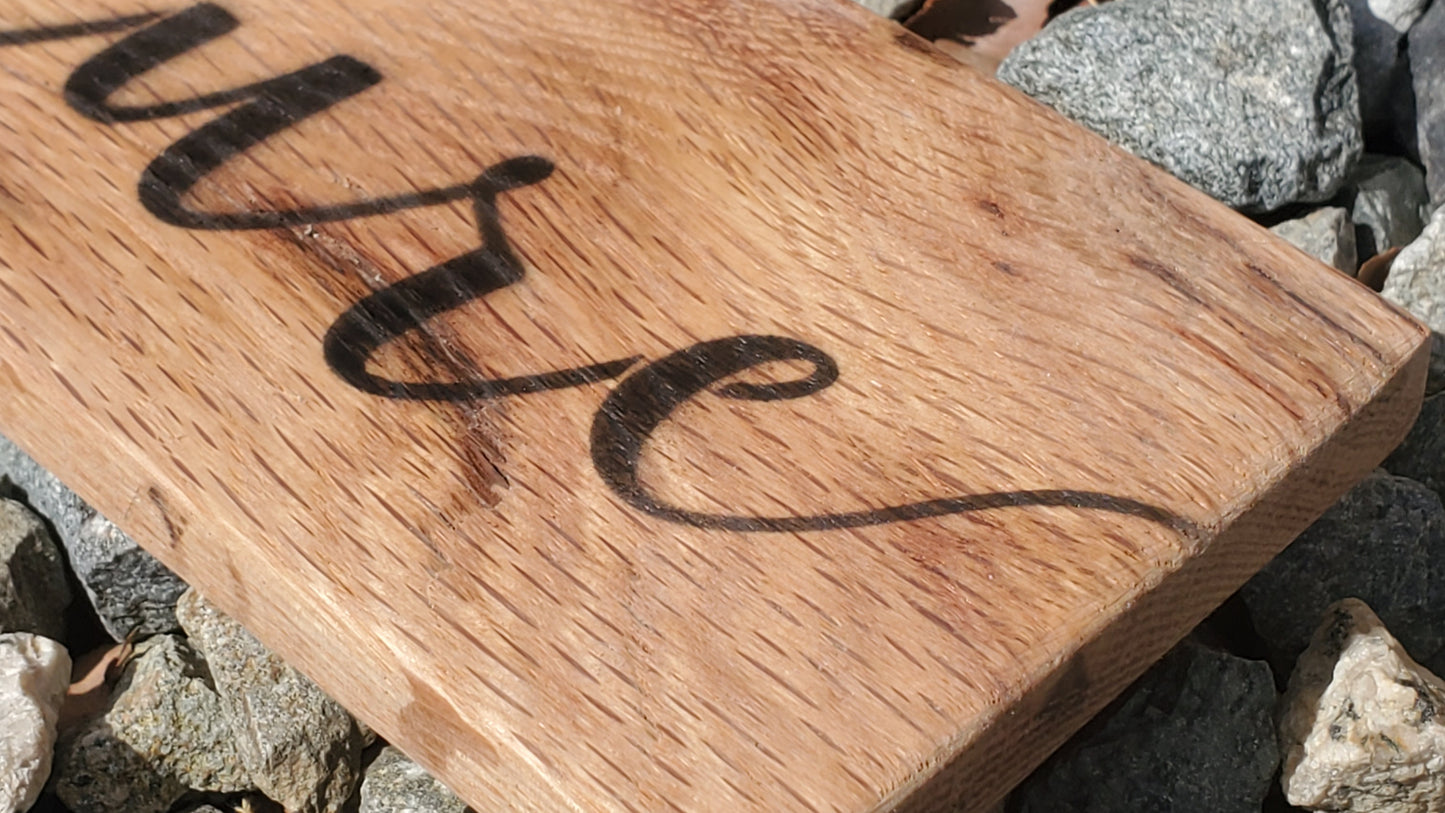 "adventure" sign - Approx. 12 inches Long - Reclaimed Hardwood