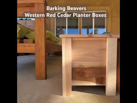 Cedar Planter Boxes