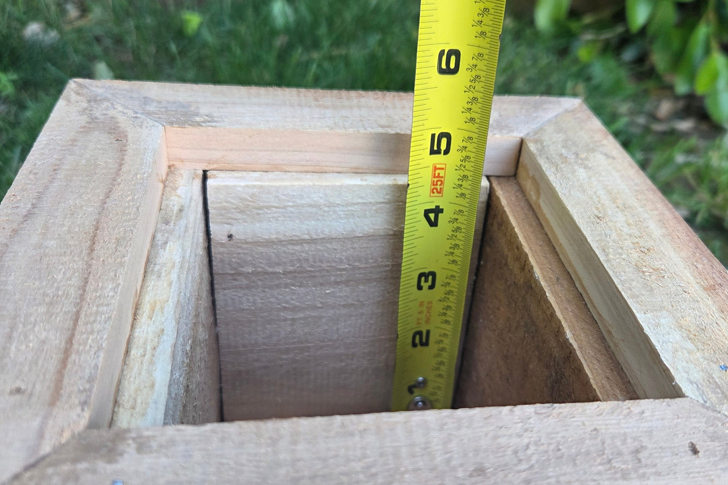 Small Cedar Planter Box - Handmade