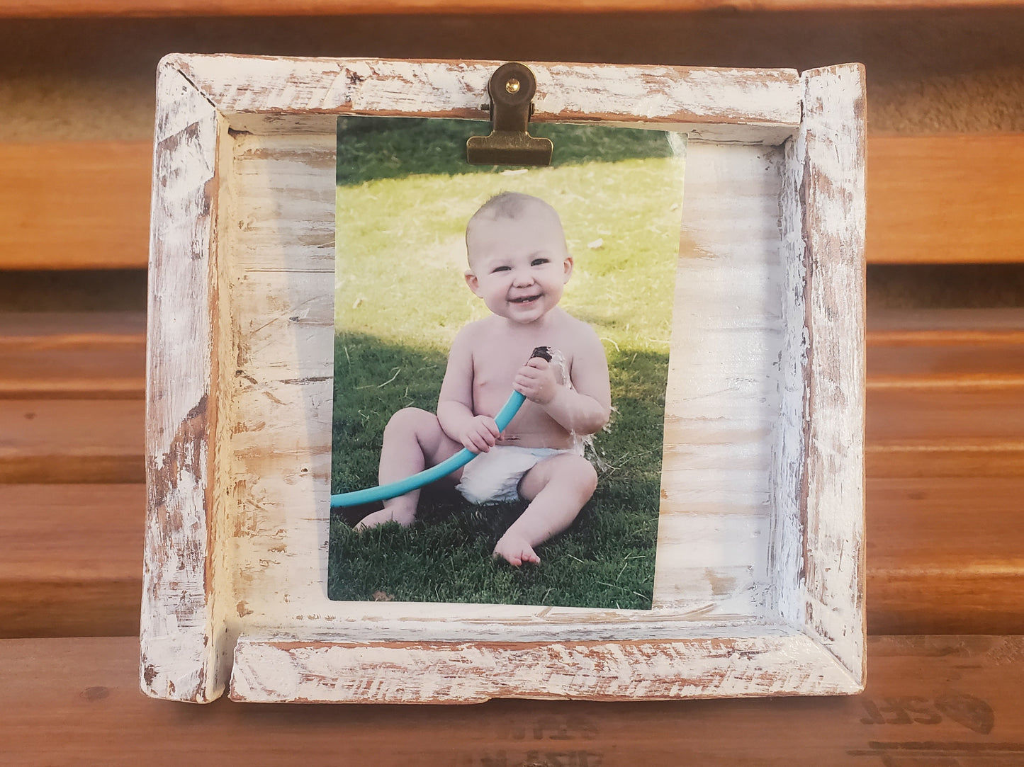 Handcrafted, Reclaimed Wood Frame